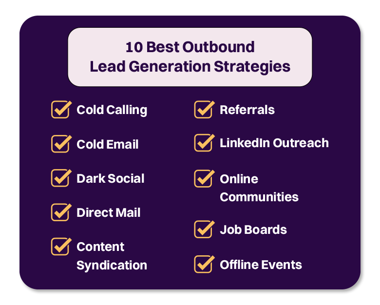 10 Outbound Lead Generation Strategies To Drive More Revenue